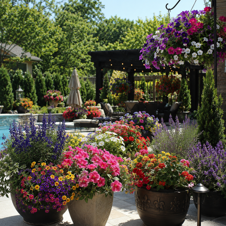 Best Flowers for Sunny Backyard Planters.