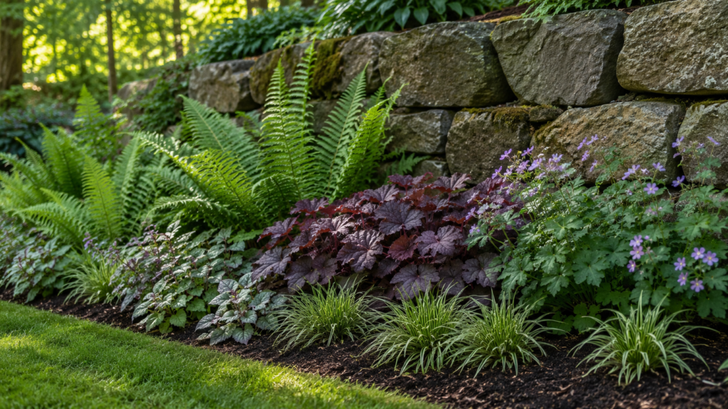 Plants for wall bases.