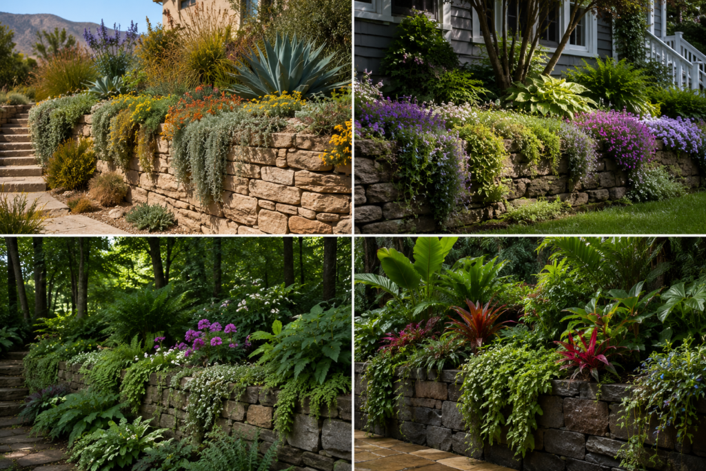 Retaining wall climates.