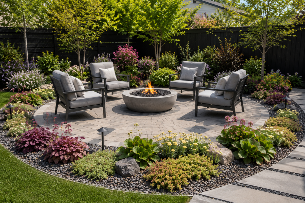 Safer fire pit plants.