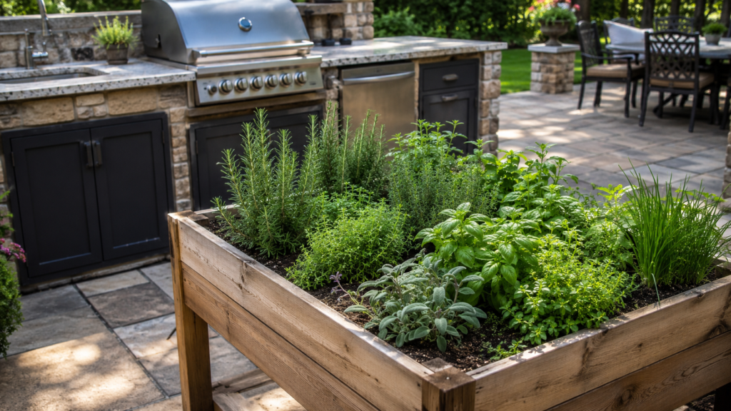Backyard Herb Planter Ideas.