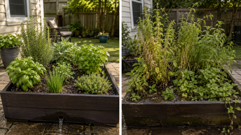Herb planter mistakes.