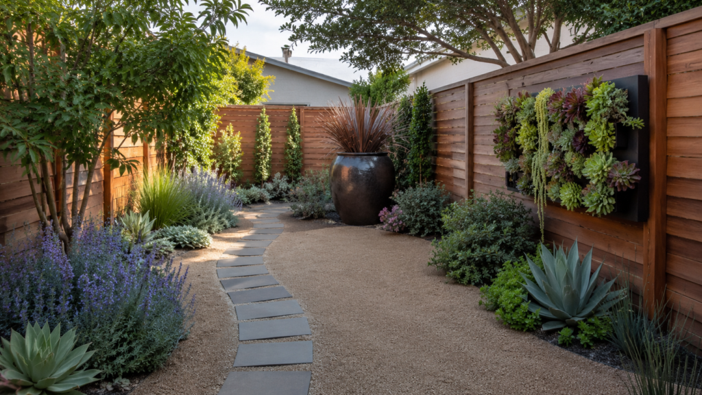 Small backyard xeriscape ideas.