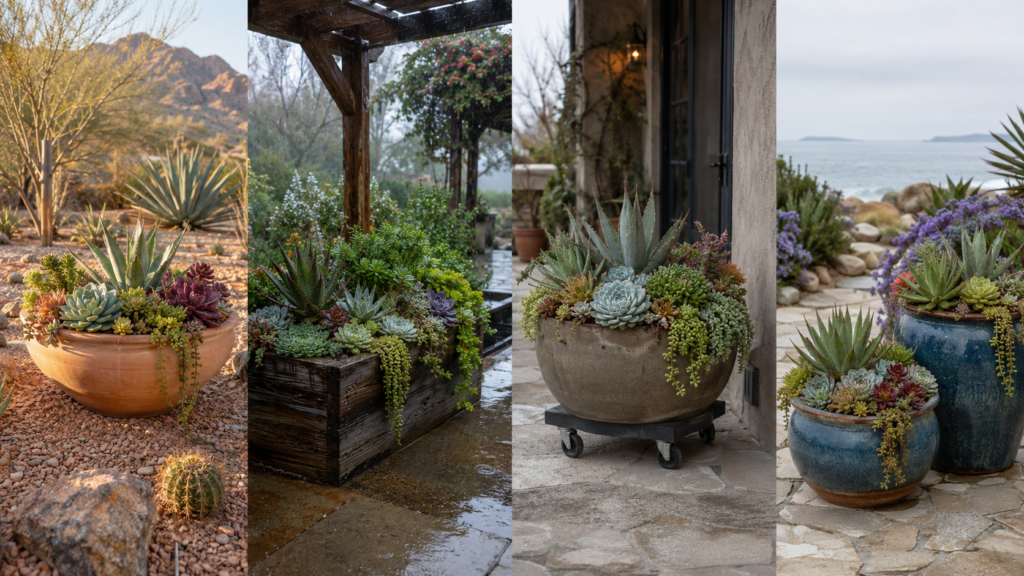Planters by climate.