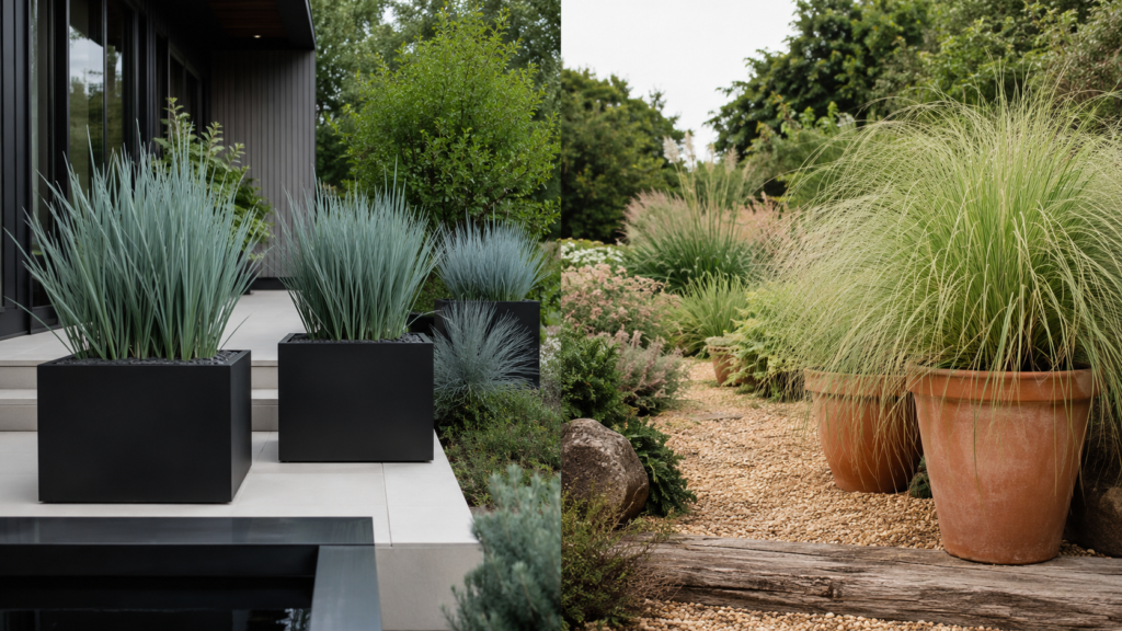Grass planter styles.