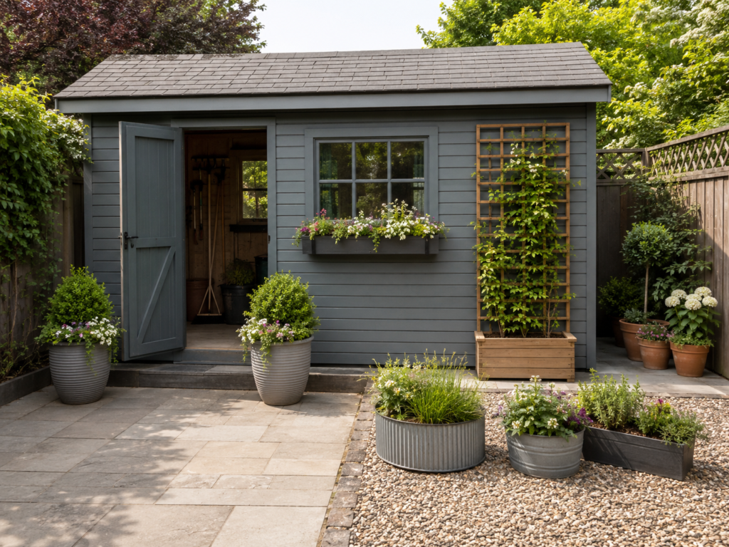 Shed planter zones.