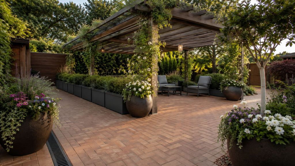 Pergola Planter Ideas.