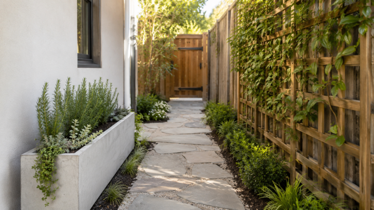 Side Yard Planter Ideas.