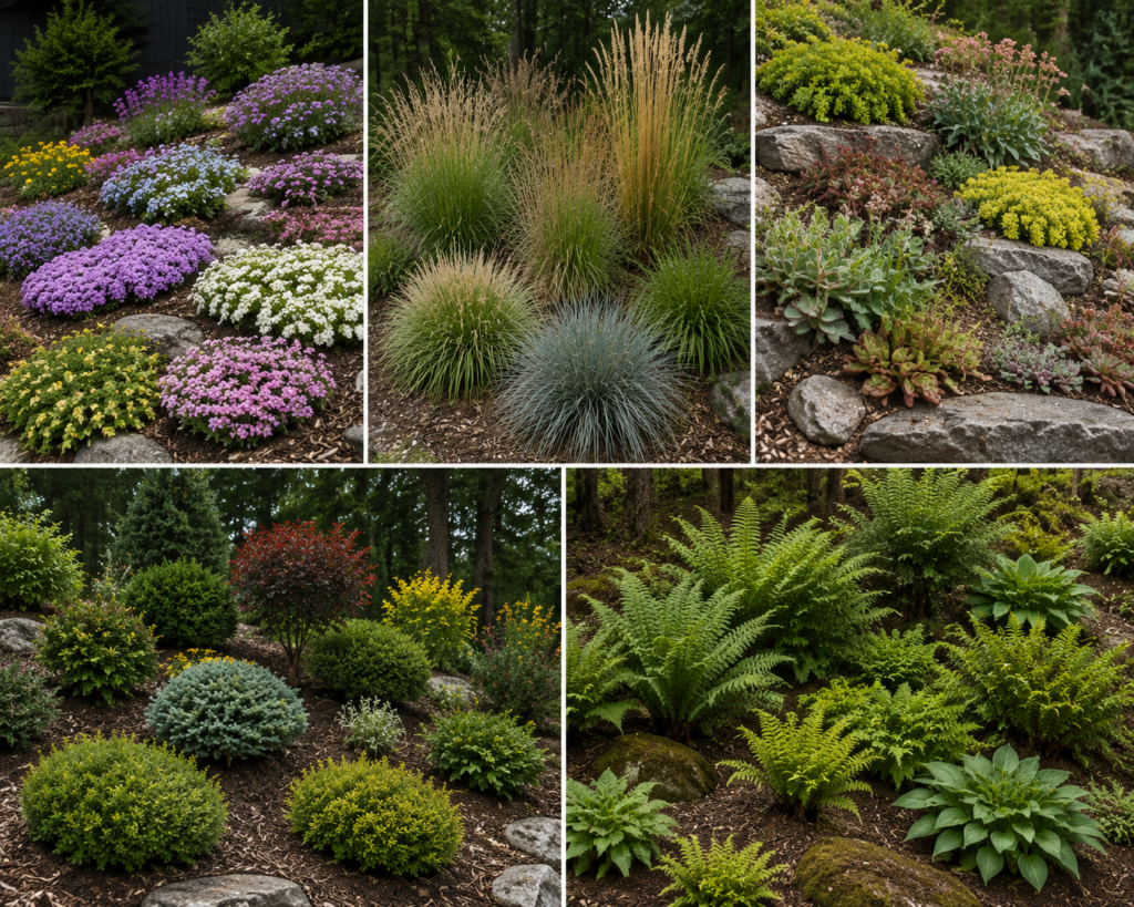 Plant Ideas for Sloped Backyards.