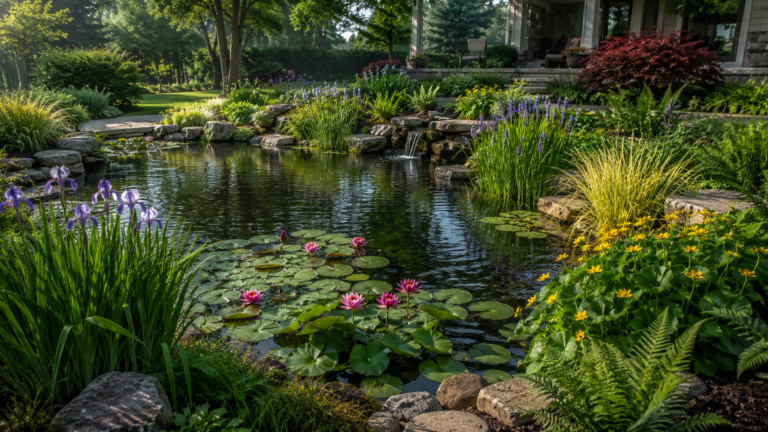 Backyard Pond Plant Ideas.