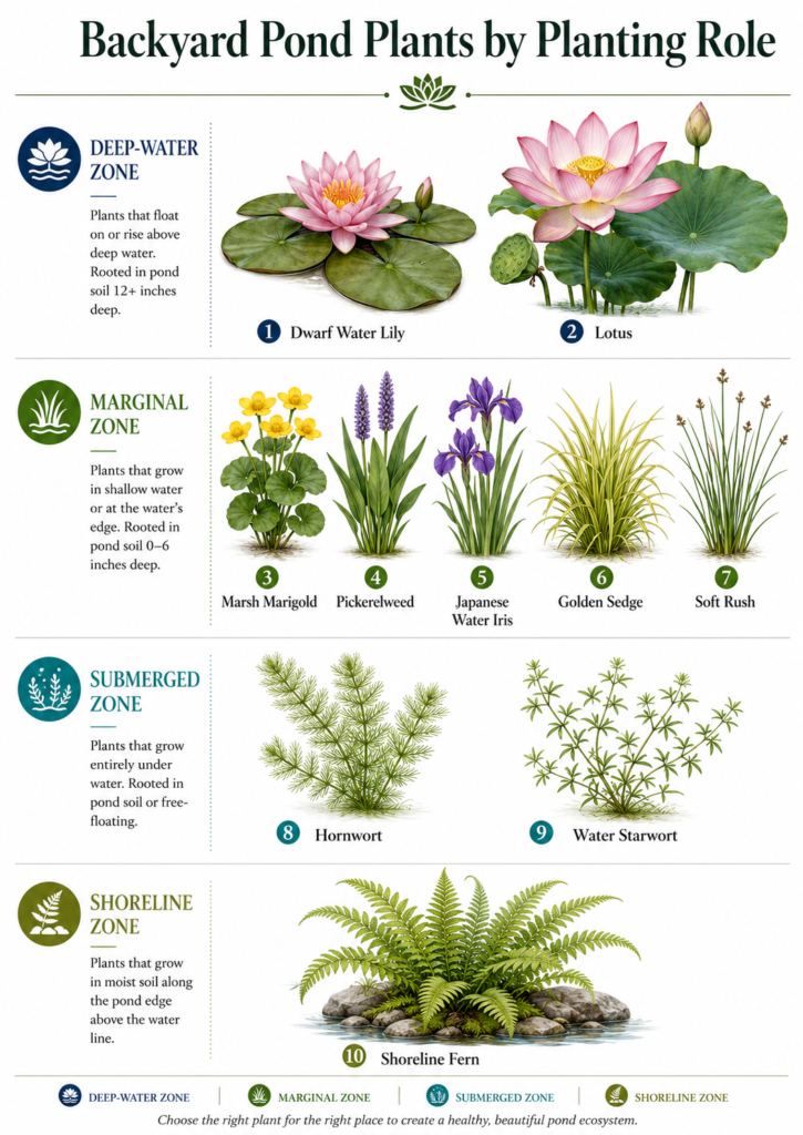 Pond plant selector.