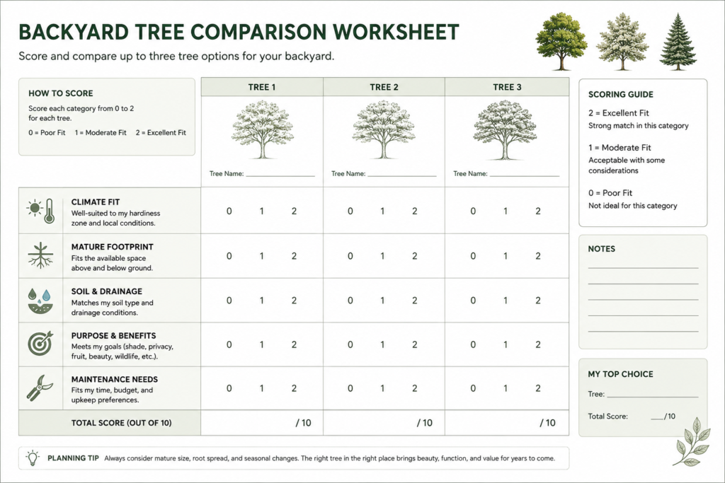 Tree fit score.