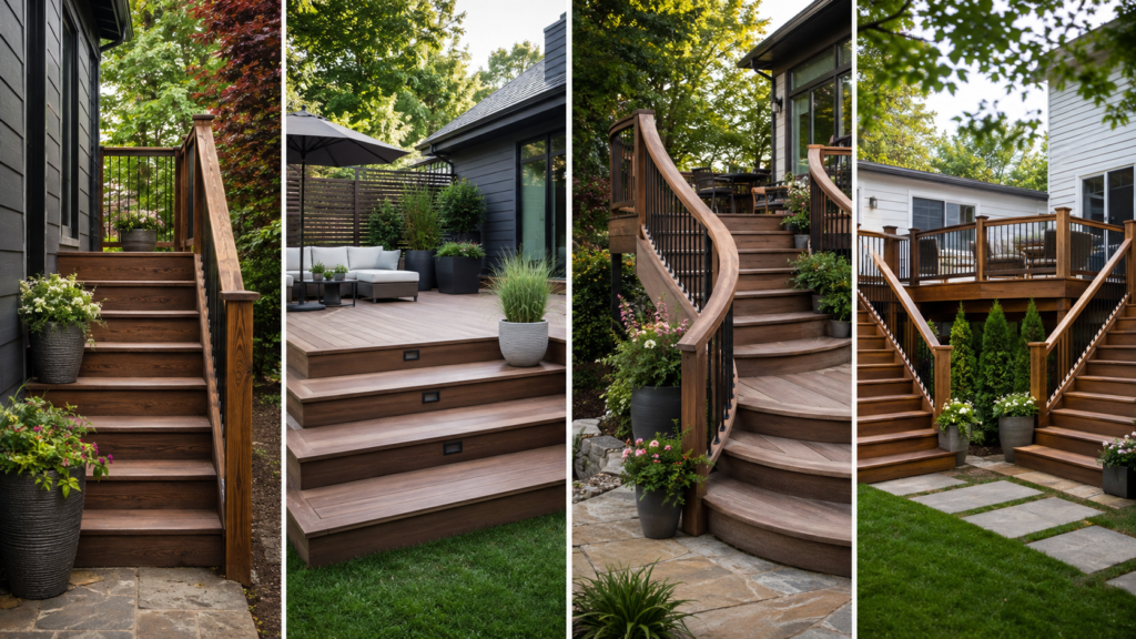 Deck planter layouts.