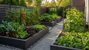 Backyard Planter Ideas With Rocks.
