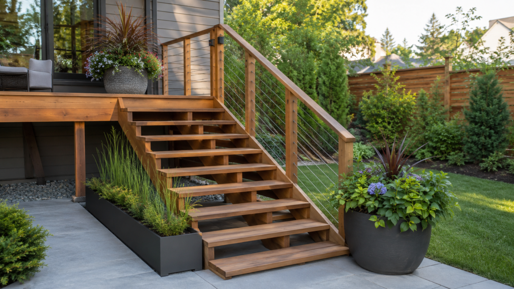 Planter placement zones.