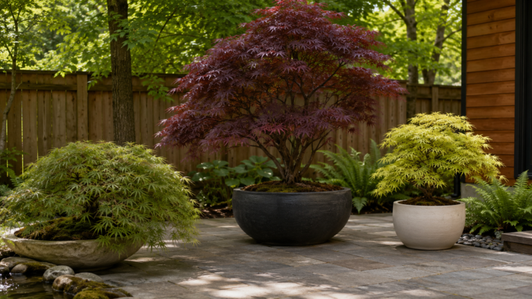 Japanese Maple Planter Ideas
