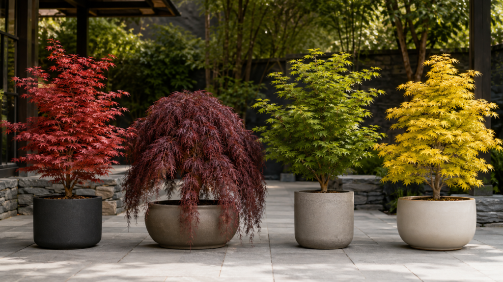 Japanese maples for pots
