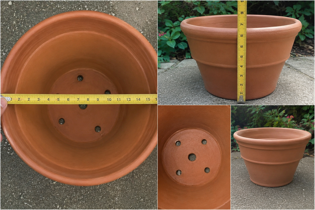 Planter measurements