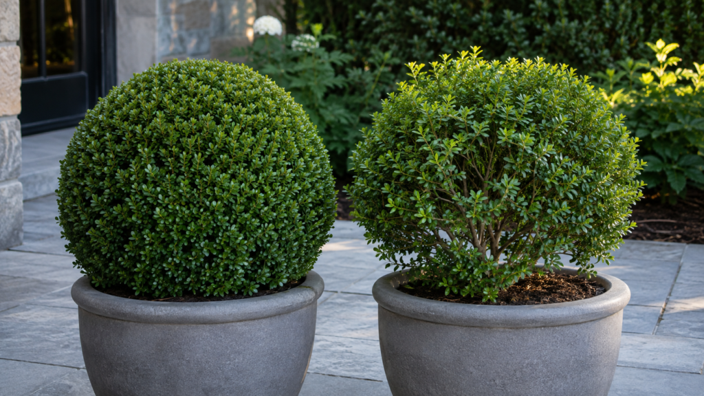 Boxwood pruning