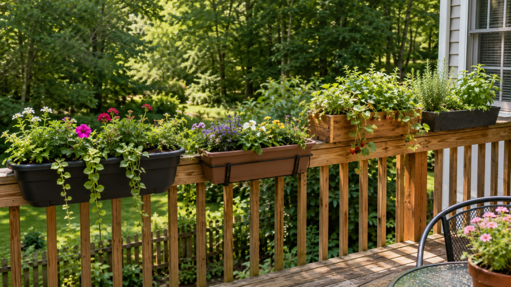 Railing Planter Ideas