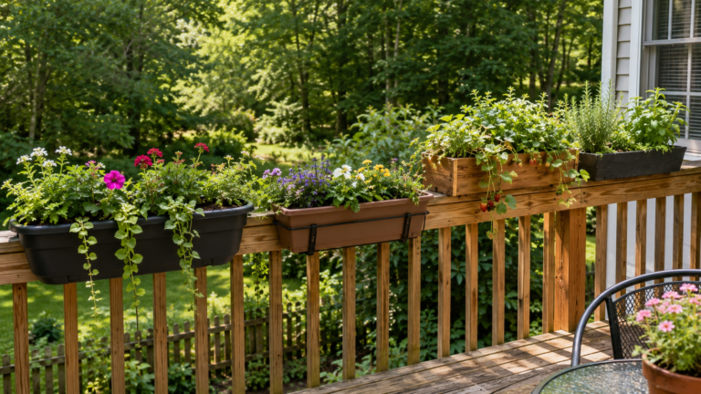 Railing Planter Ideas