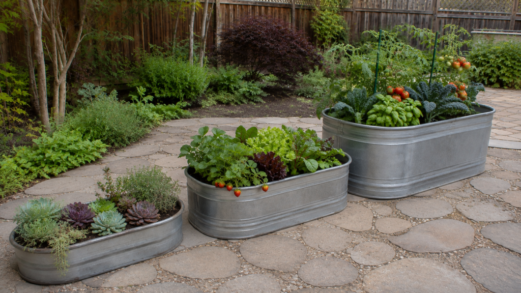 Trough sizes
