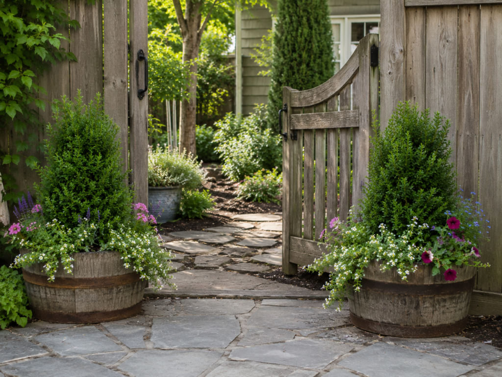 Entrance barrels