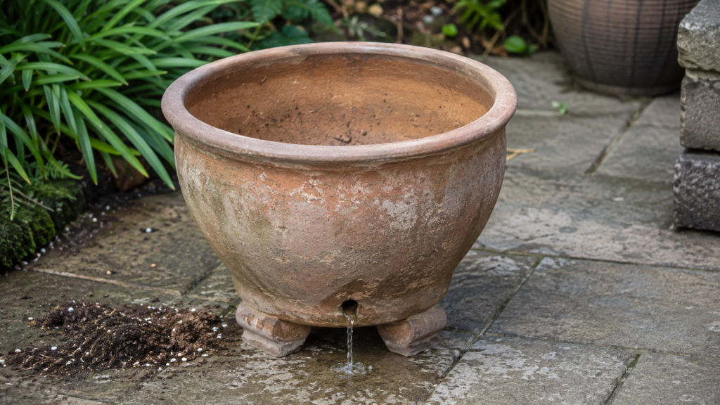 Urn drainage