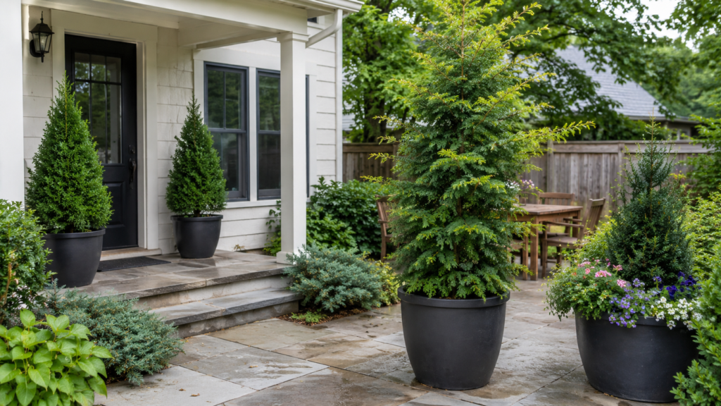 Evergreen Planter Ideas