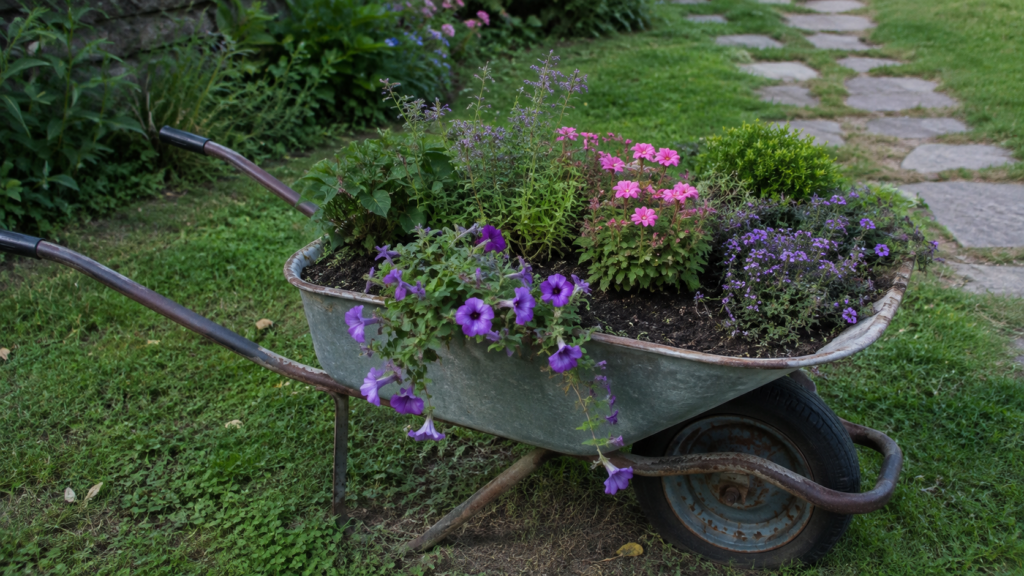 Wheelbarrow Planter Ideas