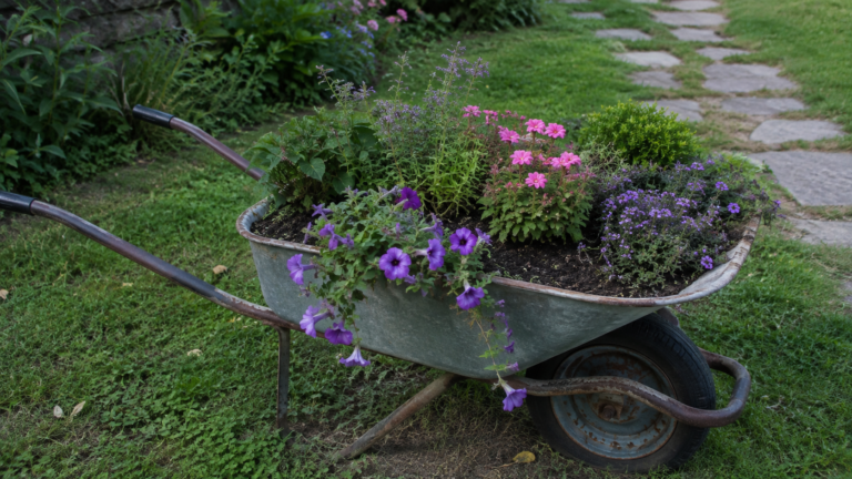 Wheelbarrow Planter Ideas