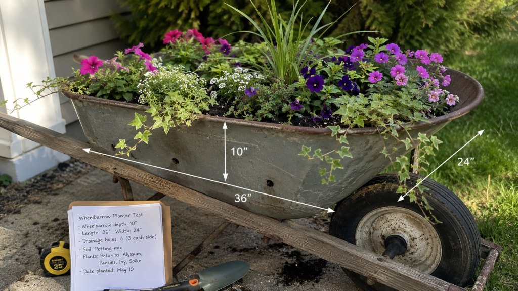 Wheelbarrow test