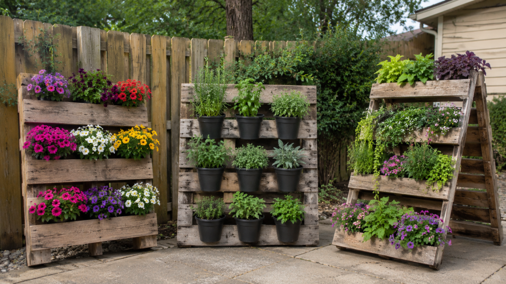 Simple pallet ideas for garden