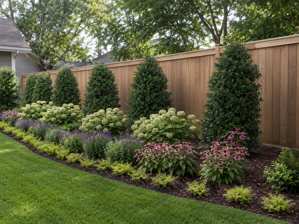 fence line gardens