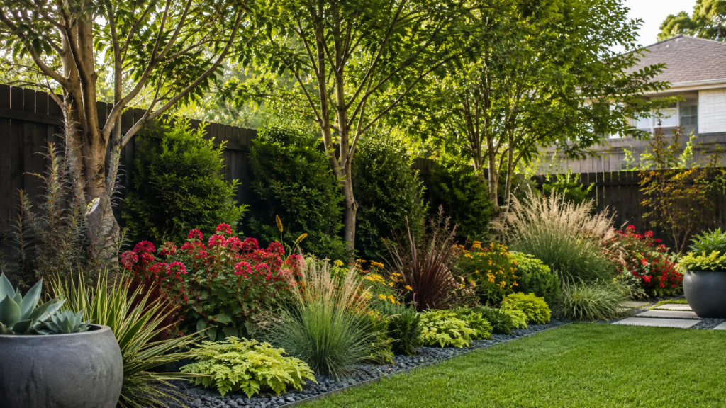  Backyard planting design