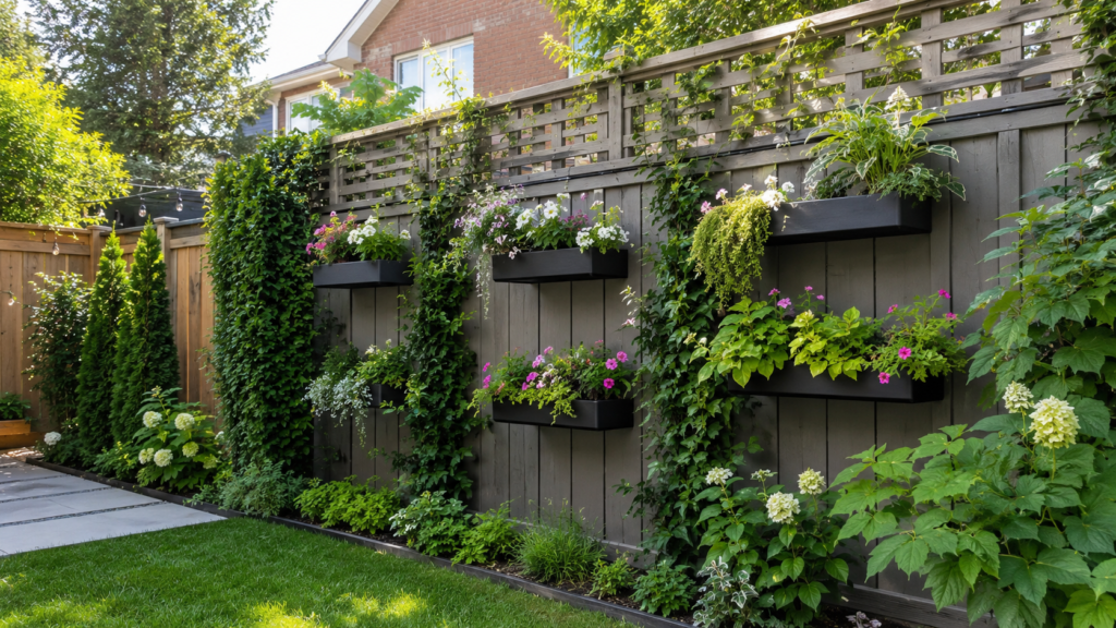 Fence planter ideas