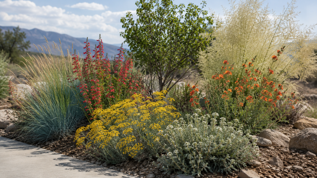 Utah backyard xeriscape ideas with native plants low