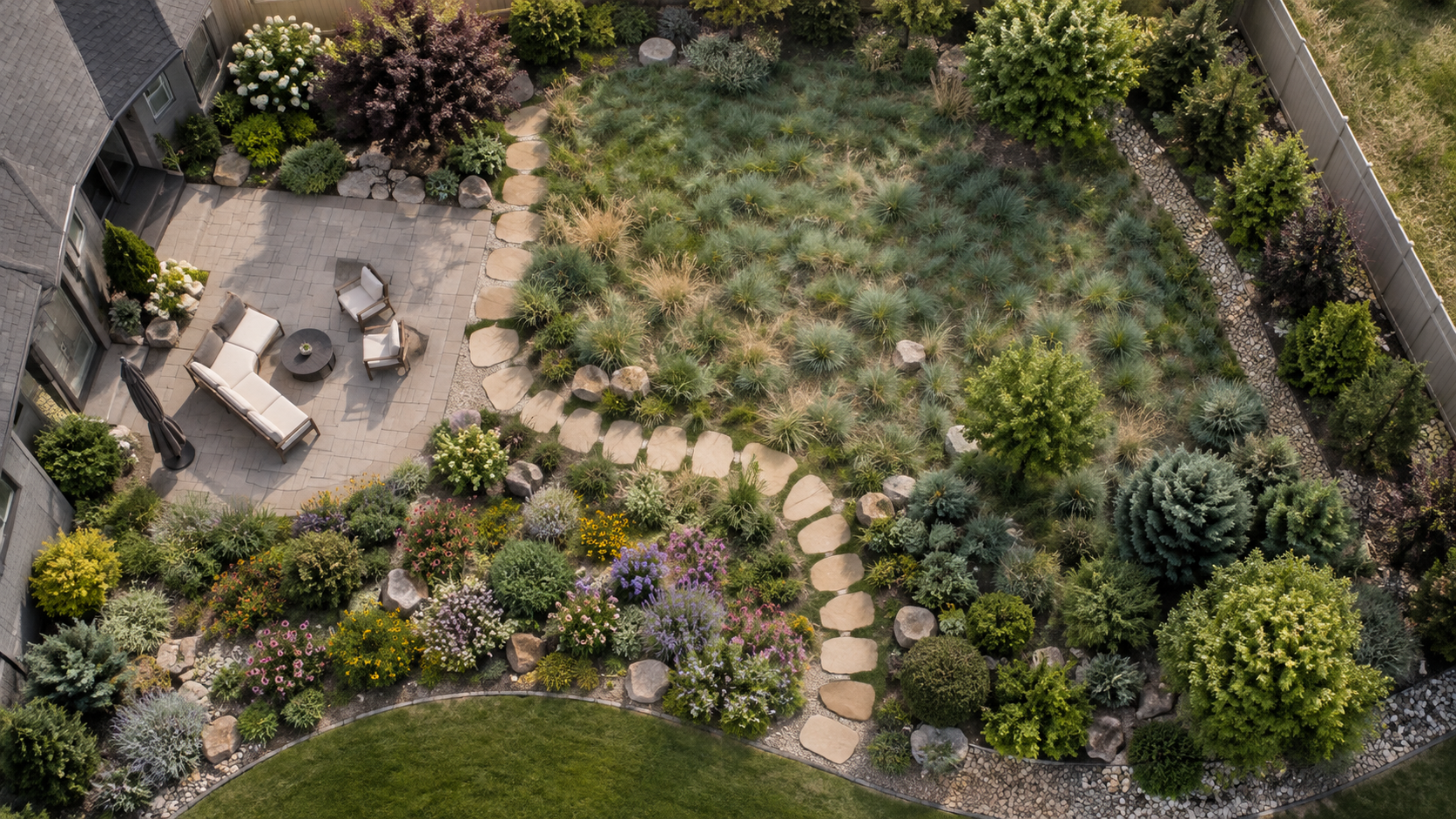 Utah xeriscape layout 