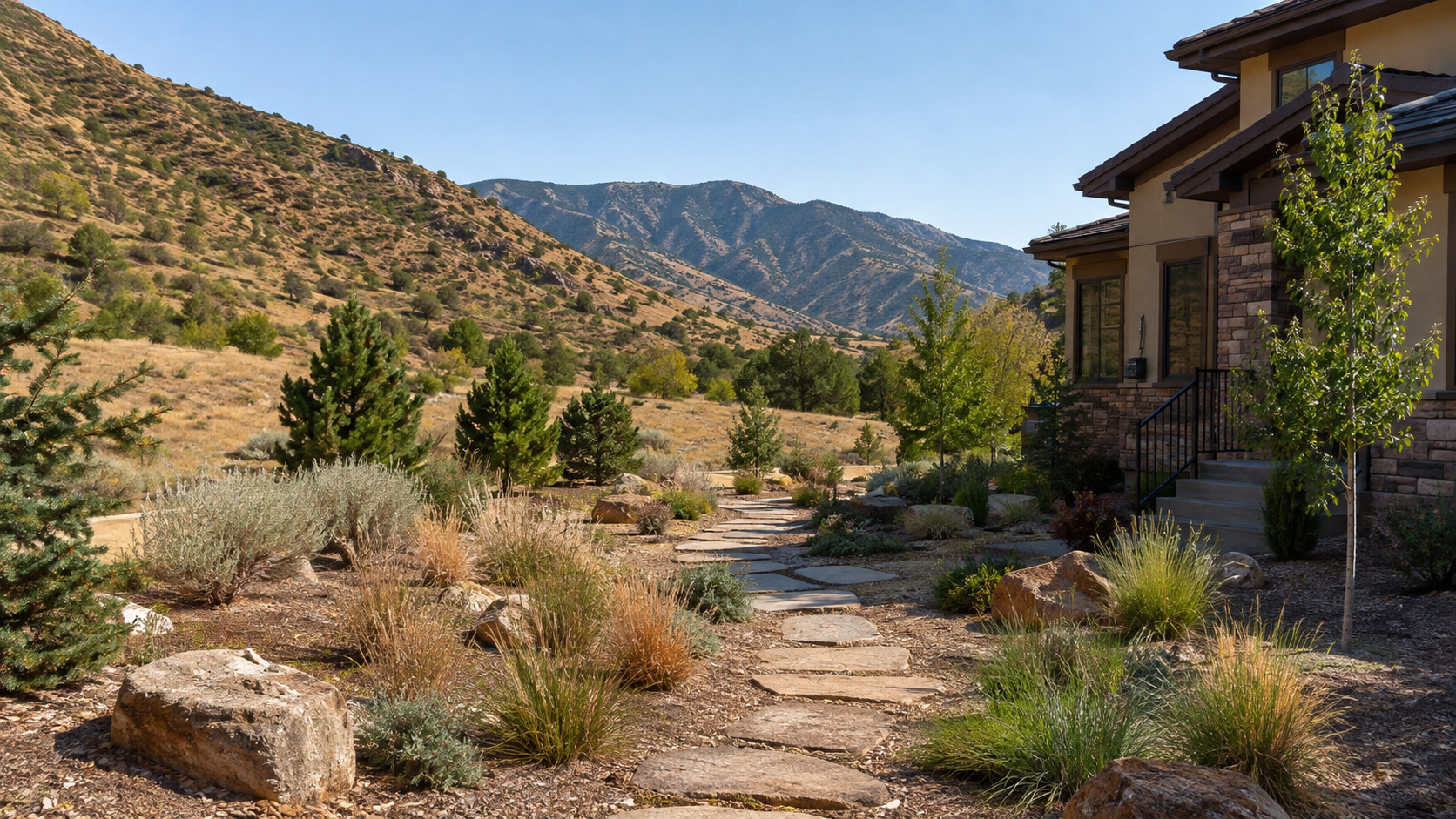 Firewise Utah xeriscape