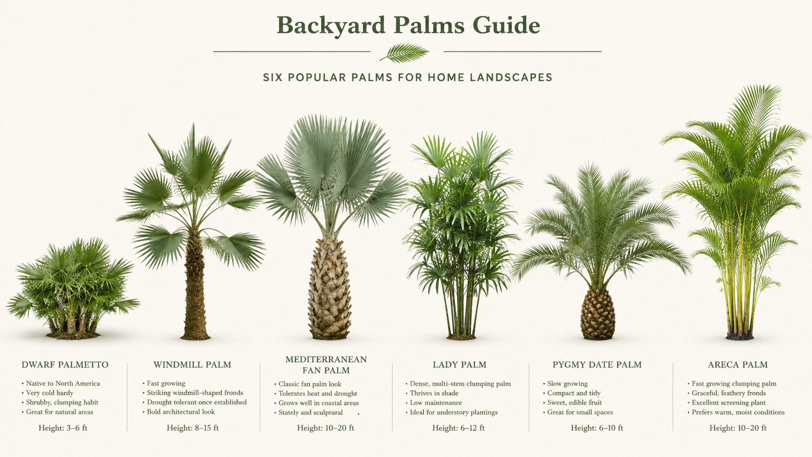 Palm tree landscape drawing