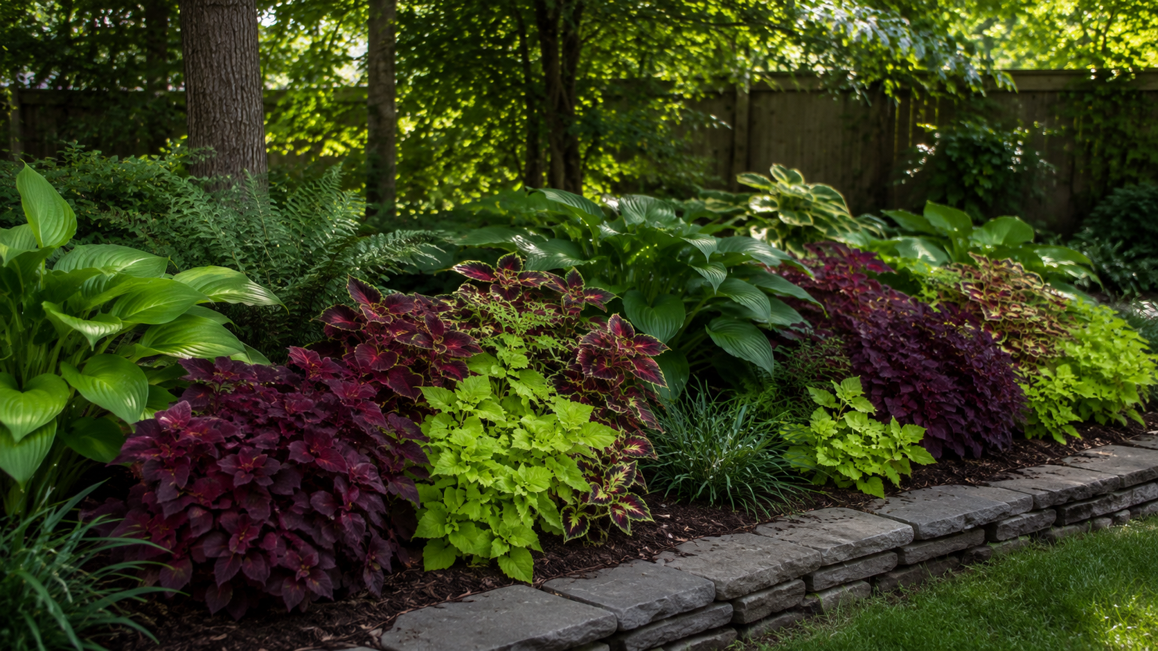 coleus shade garden 