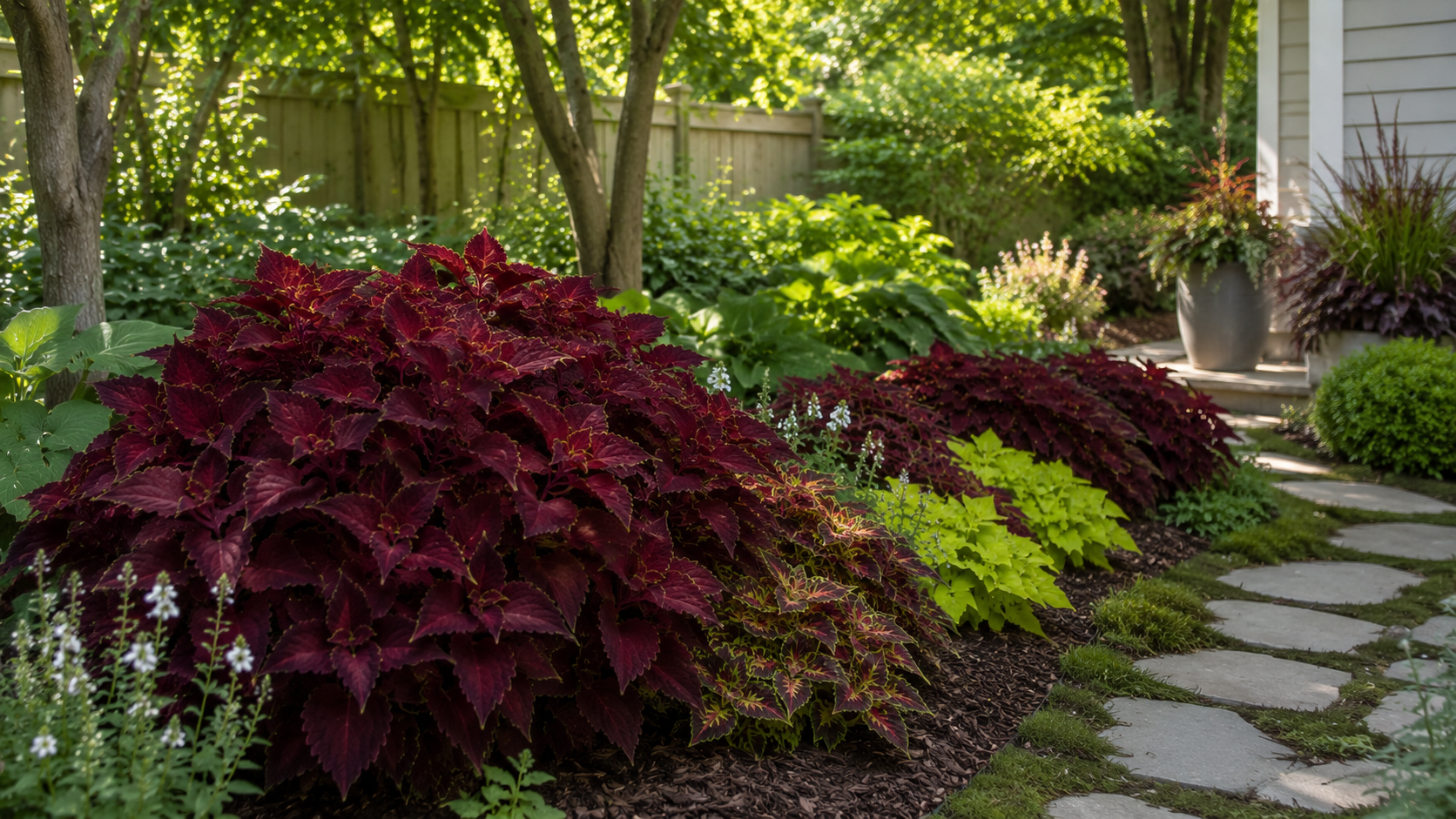 Coleus border