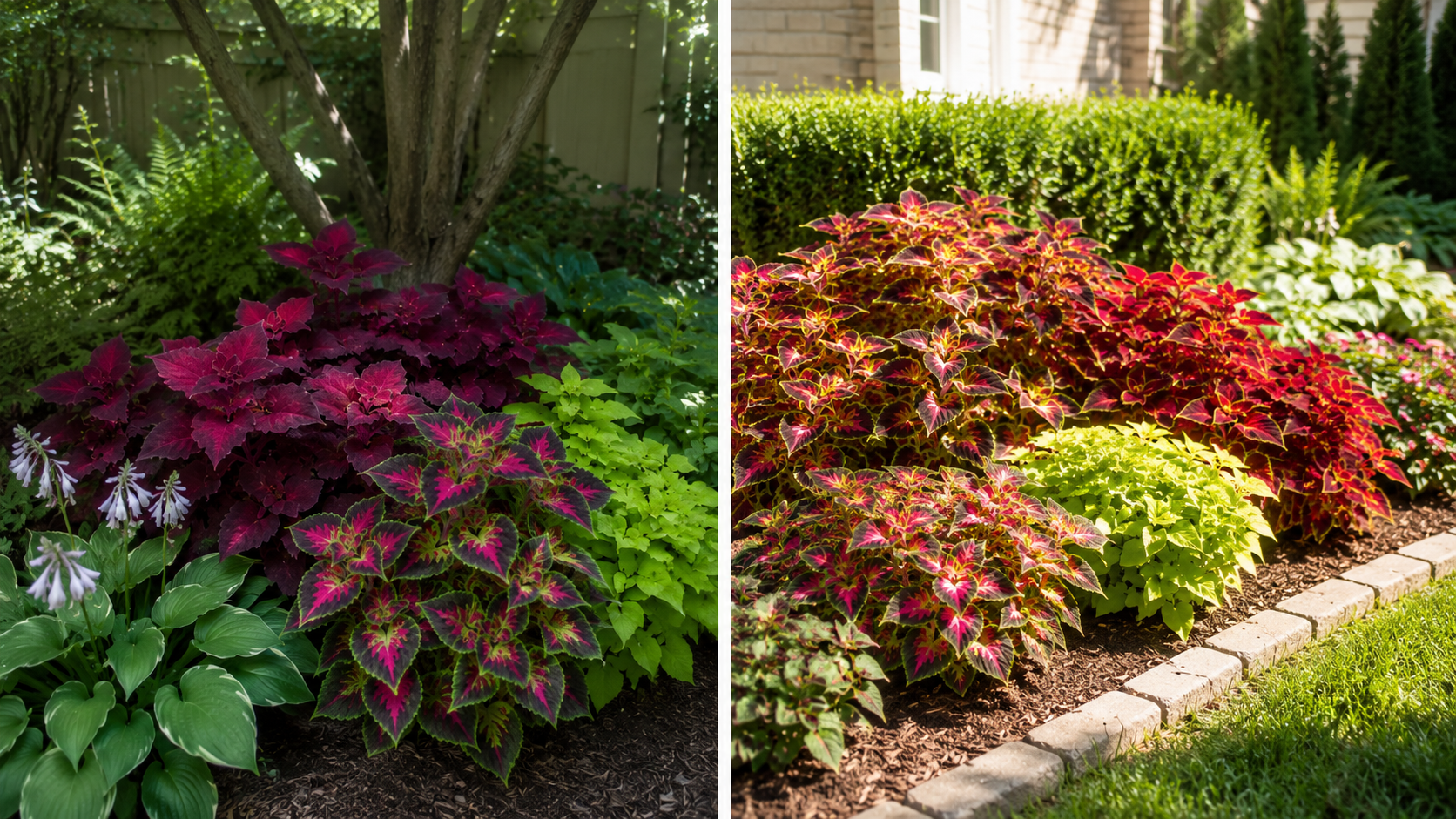 Coleus sun shade