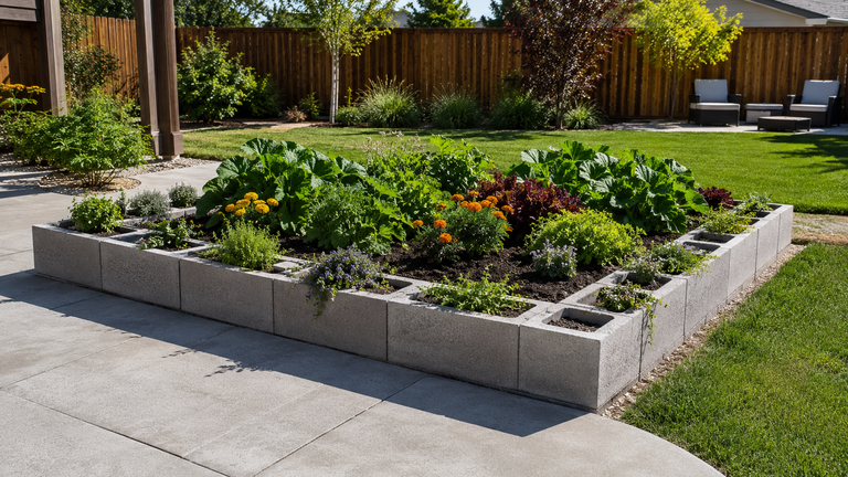 cinder block planter ideas