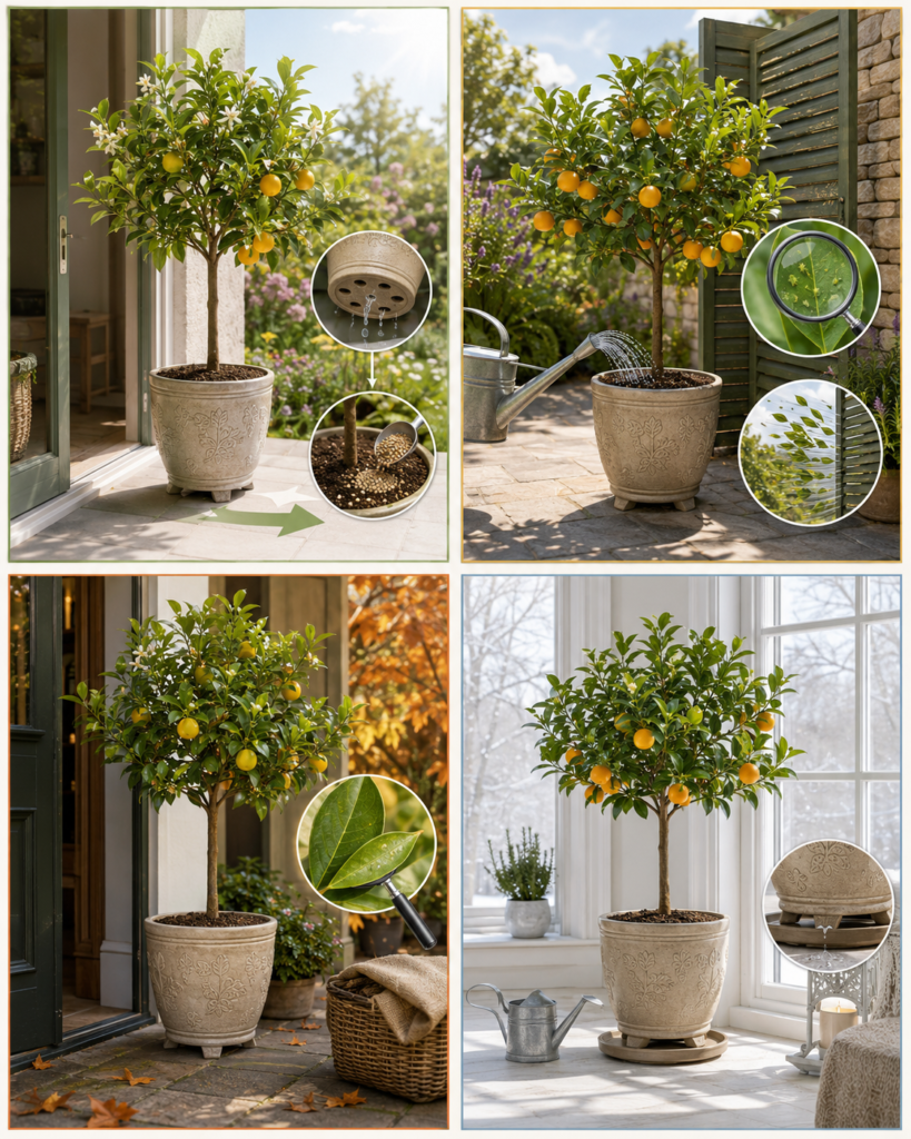 Seasonal citrus care.