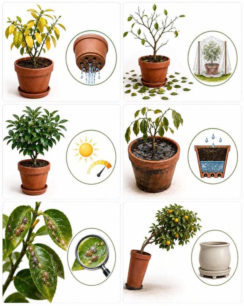 Citrus planter problems.