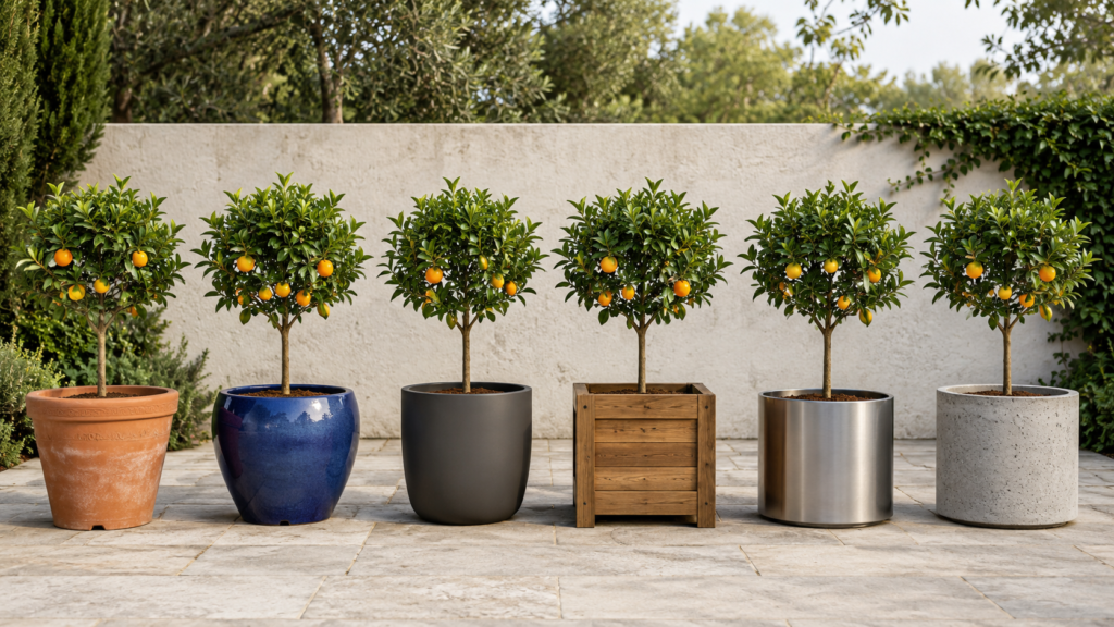 Citrus planter materials.