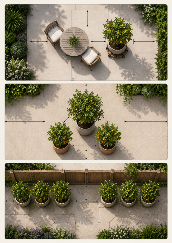 Citrus planter layouts.