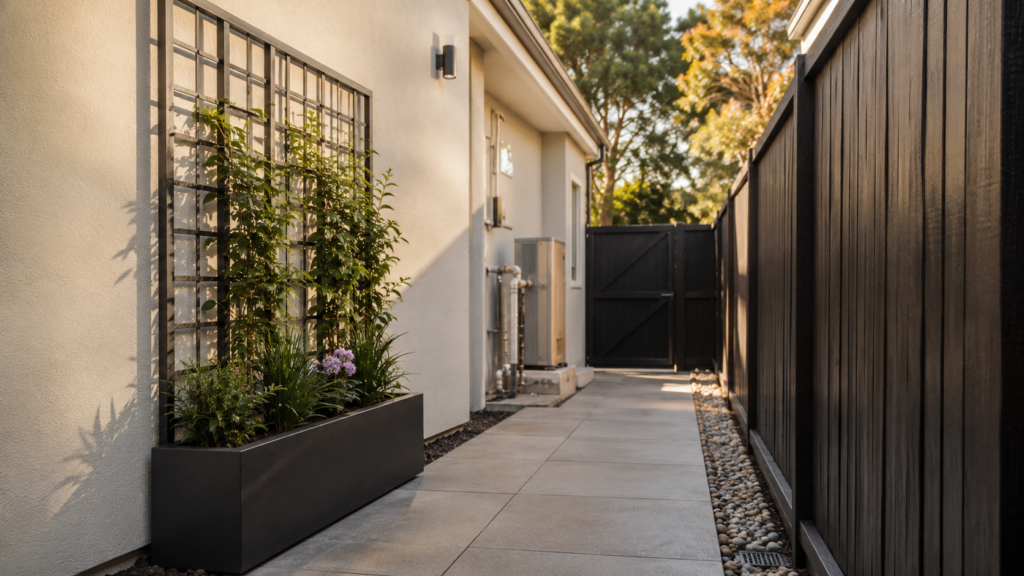 Best side yard setup.