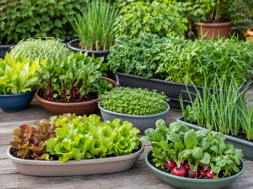 Best vegetables for shallow planters.